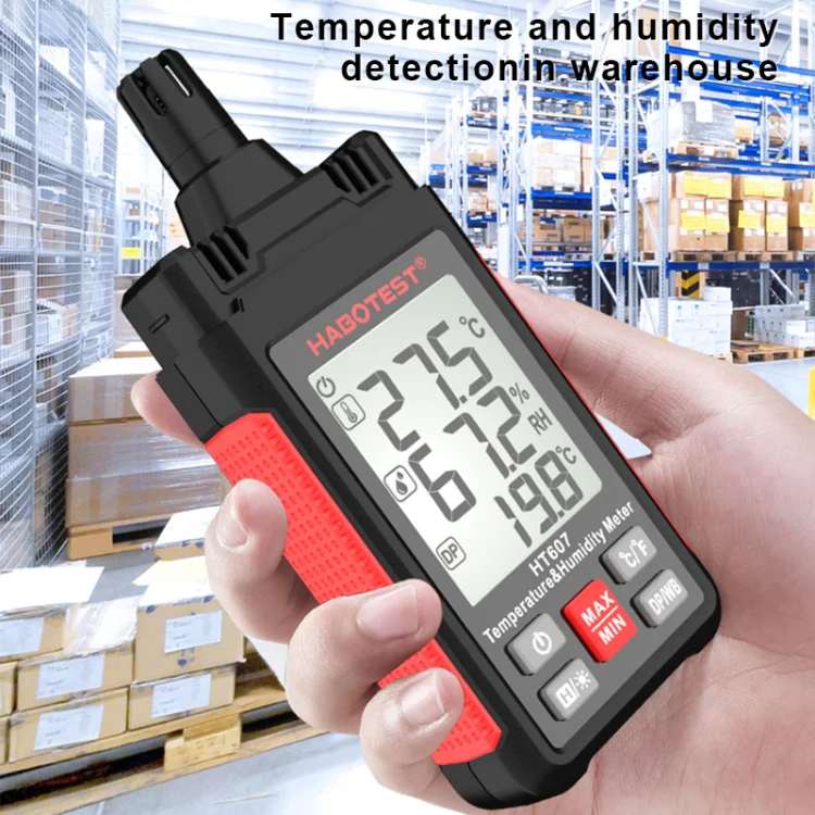 HABOTEST HT607 Portable Handheld Temperature Humidity Tester - Image 9