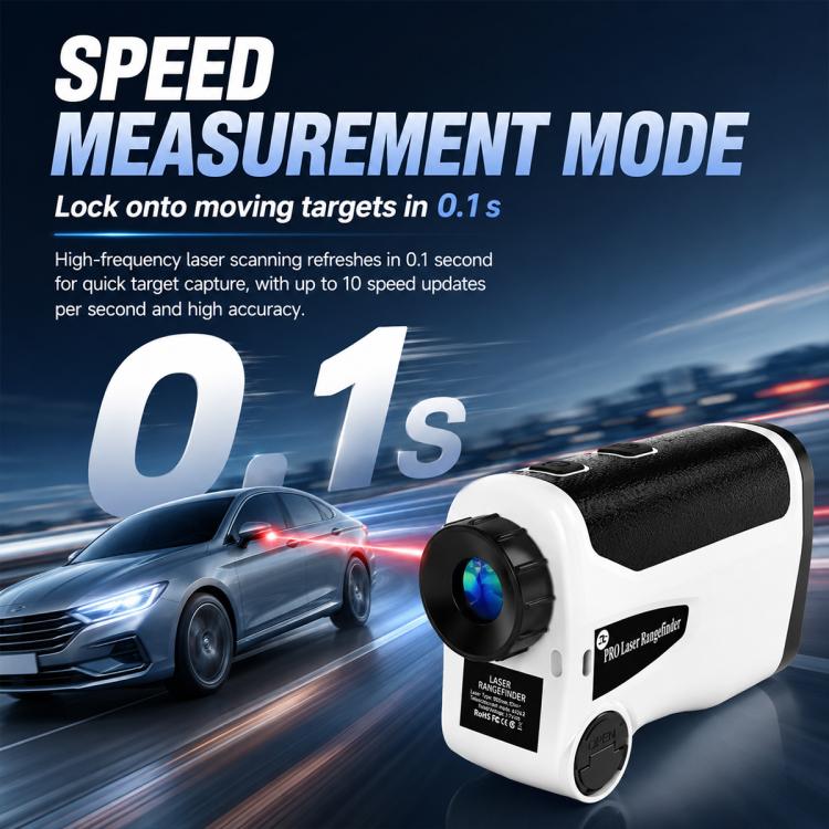 Handheld HD Laser Speedometer Rangefinder Distance Meter, Measuring Distance:1500m(White) - Image 14