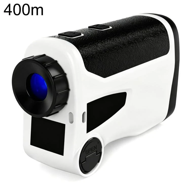 Handheld HD Laser Speedometer Rangefinder Distance Meter, Measuring Distance:400m(White)