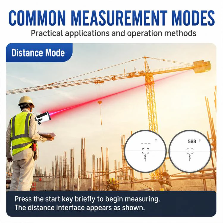 Handheld HD Laser Speedometer Rangefinder Distance Meter, Measuring Distance:400m(White) - Image 17