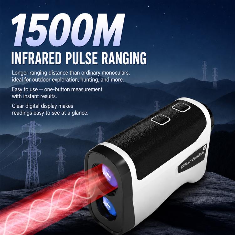 Handheld HD Laser Speedometer Rangefinder Distance Meter, Measuring Distance:600m(White) - Image 8