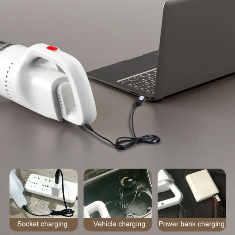 Handheld Household Vacuum Cleaner Car Small Powerful Dust Extractor, Model: Wireless Standard - Image 15