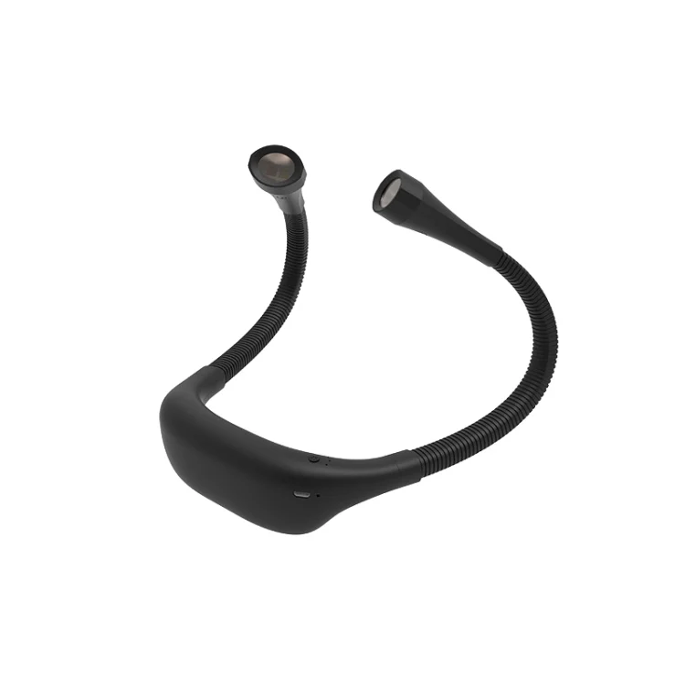 Hanging Neck Lamp Student Eye Protection Led Reading Lamp USB Rechargeable Book Lamp(Black) - Image 2