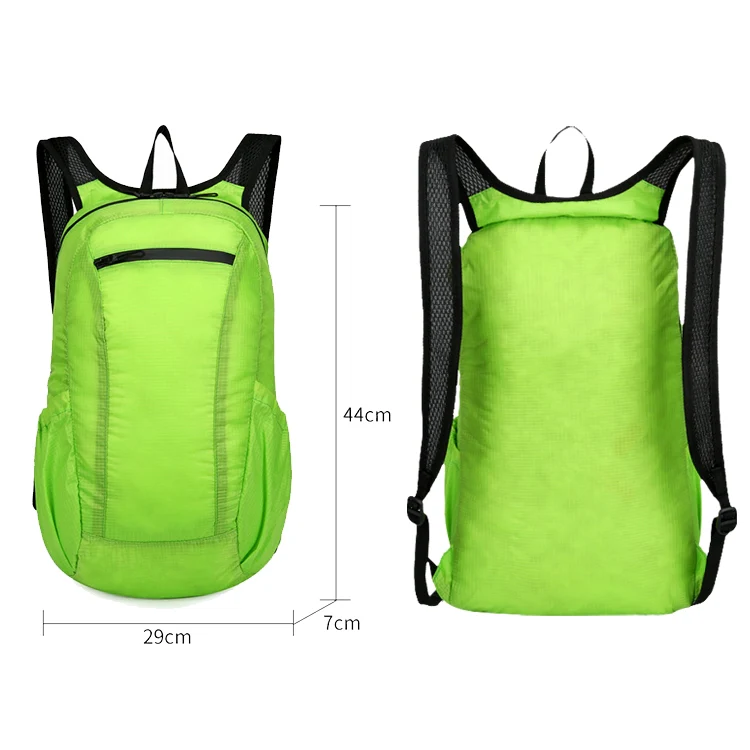 HAWEEL Portable Foldable Waterproof Backpack Folding Bag (Green) - Image 2
