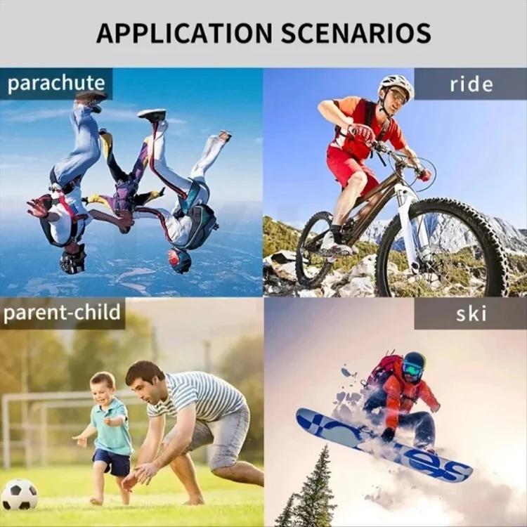 HD Outdoor Portable Pet Recorder Cycling Sports Camera, Specifications: With Silicone Collar+32G TF Card - Image 9