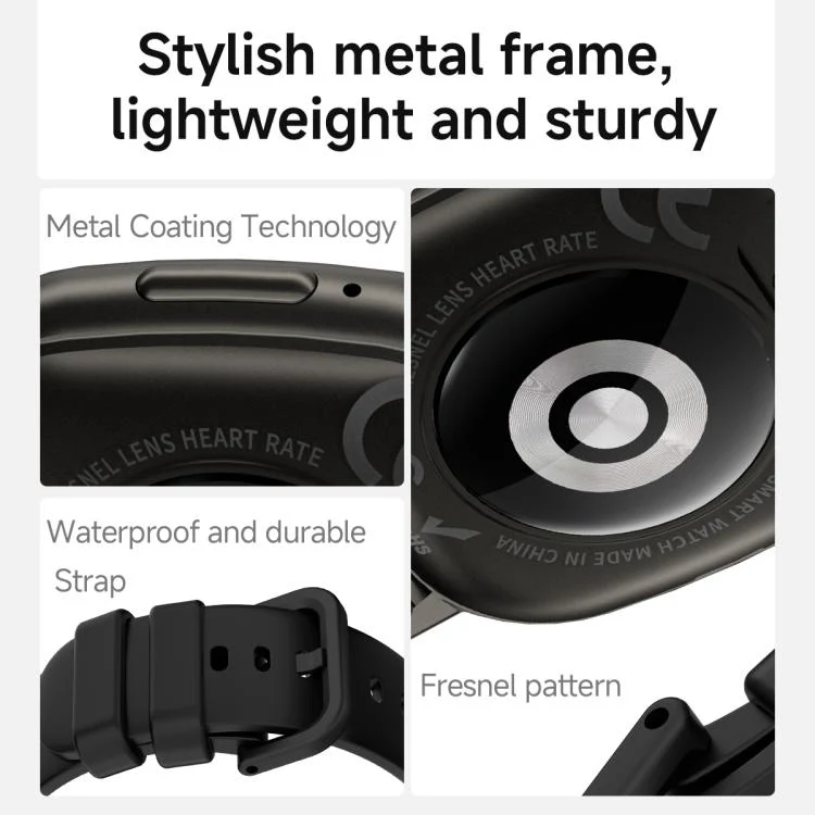 HD17 Air 1.73-inch AMOLED Display Ultra-thin Smart Sports Watch(Black) - Image 9