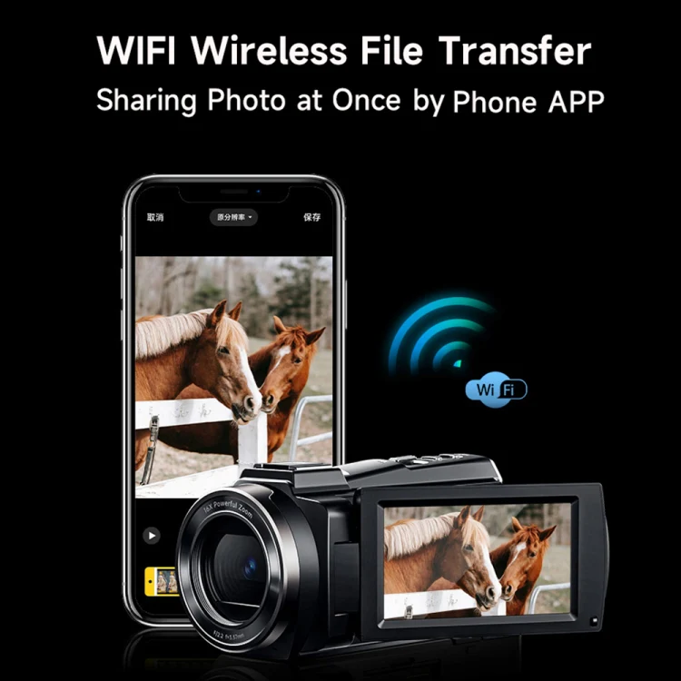 HDV-255K 5K/30FPS 16X Zoom Outdoor Sports HD Electronic Anti-Shake Digital Camera(EU Plug) - Image 11