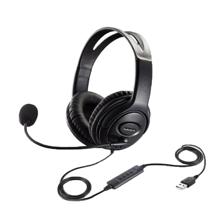 Head-Mounted Wired Headset With Microphone, Style: GAE-109