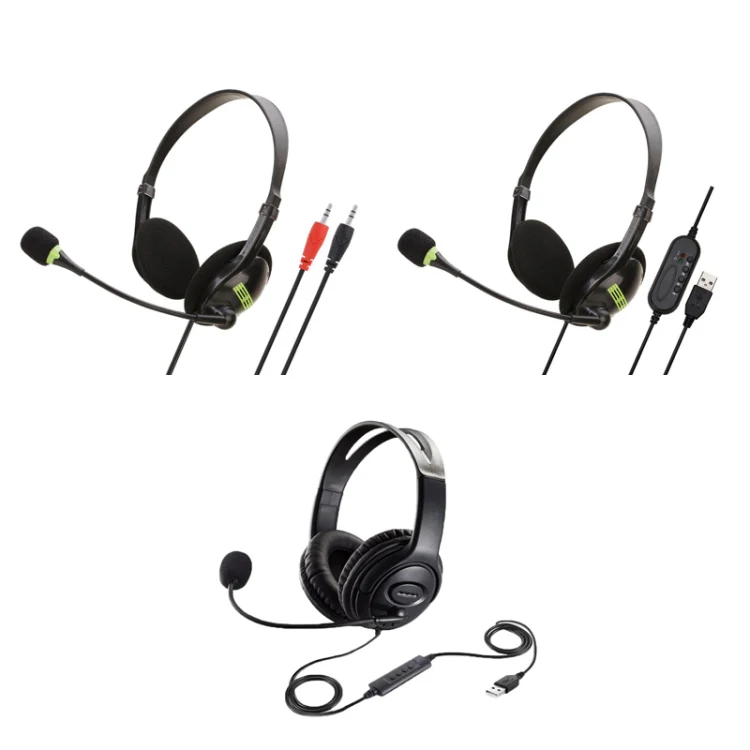 Head-Mounted Wired Headset With Microphone, Style: GAE-440 A - Image 2