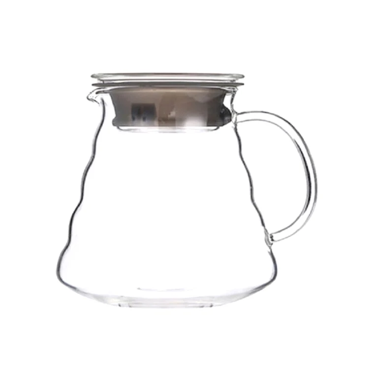 Heat-resistant Hand-made Coffee Glass Pot Cloud Coffee Sharing Pot, Specification:600ml Glass Pot