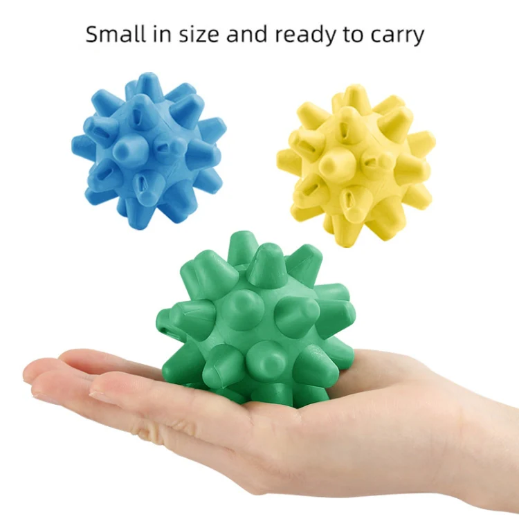 Hedgehog Massage Ball Plantar Relaxation Roller Ball TRP Yoga Fitness Handheld Fascia Ball(Green) - Image 5