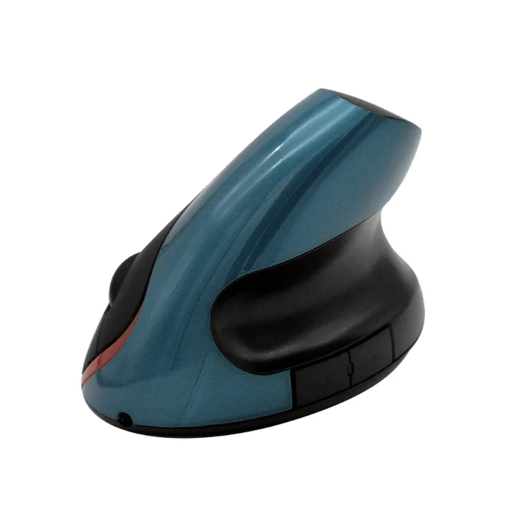 HH-111 5 Keys Wireless Vertical Charging Mouse Ergonomics Wrist Protective Mouse(Blue) - Image 4