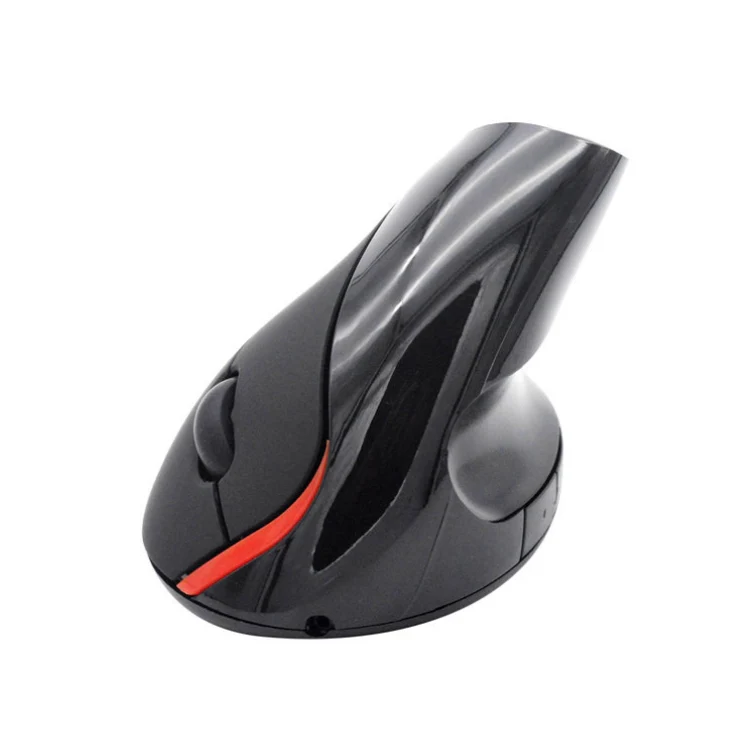 HH-111 5 Keys Wireless Vertical Charging Mouse Ergonomics Wrist Protective Mouse(Iron Gray) - Image 3