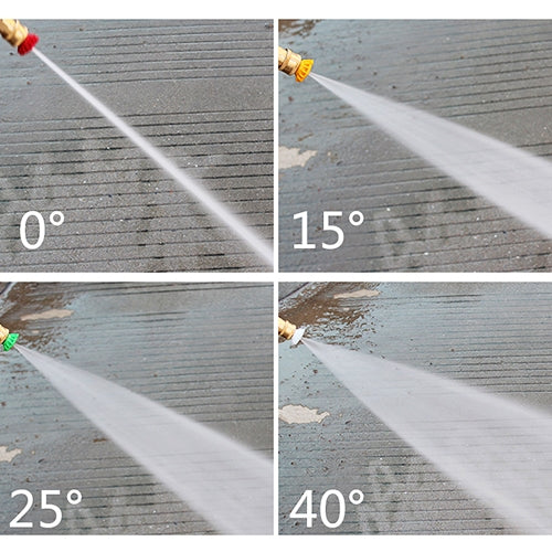 High Pressure Car Wash Gun Jet Nozzle Washer Accessories, Nozzle Angle: 0 Degree Big Hole, Pink - Image 7
