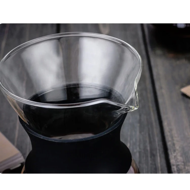 High Temperature Resistant Coffee Maker, Capacity:400ml, Style:Without Strainer - Image 3