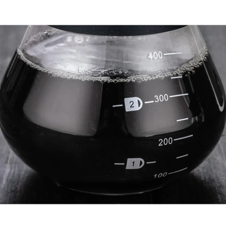 High Temperature Resistant Coffee Maker, Capacity:400ml, Style:Without Strainer - Image 5