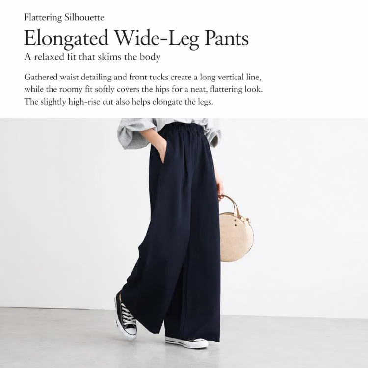 High-Waisted Wide-Leg Women Pants, Size:XL(Khaki) - Image 3