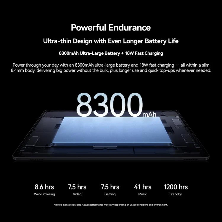 [HK Warehouse] Blackview ZENO 5 Tablet PC, 3GB+128GB, 11 inch Android 16 Unisoc T7250 Octa Core, Network: 4G, Global Version with Google Play (Orange) - Image 10