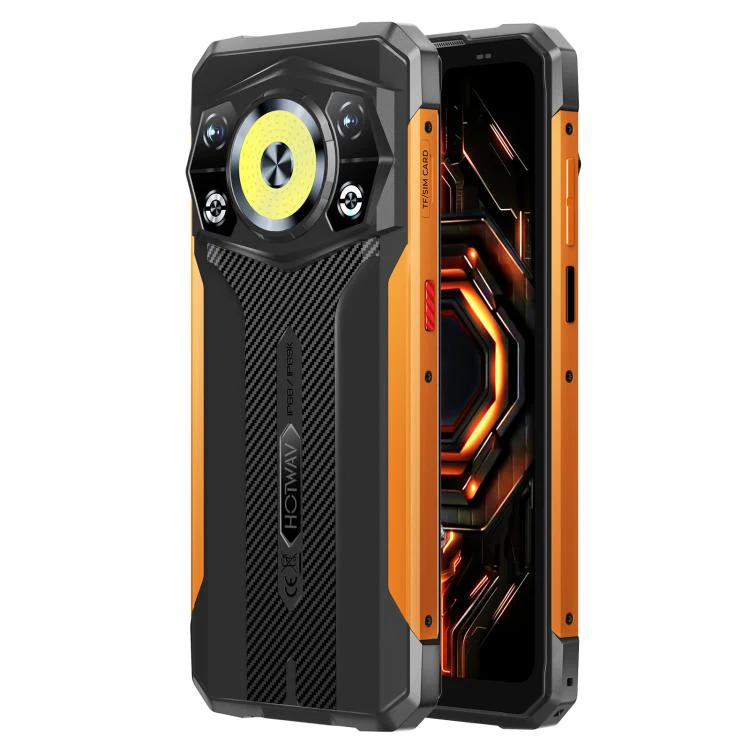 [HK Warehouse] HOTWAV Cyber 17 Rugged Phone, 6GB+128GB, 6.75 inch Android 16 Unisoc T7250 UMS9230E Octa Core, Network: 4G, NFC, OTG (Orange) - Image 3