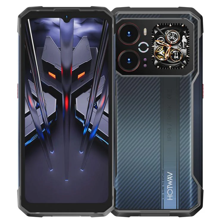 [HK Warehouse] HOTWAV Cyber 18 Rugged Phone, 8GB+256GB, 6.75 inch Android 16 Unisoc T7250 UMS9230E Octa Core, Network: 4G, NFC, OTG (Blue)