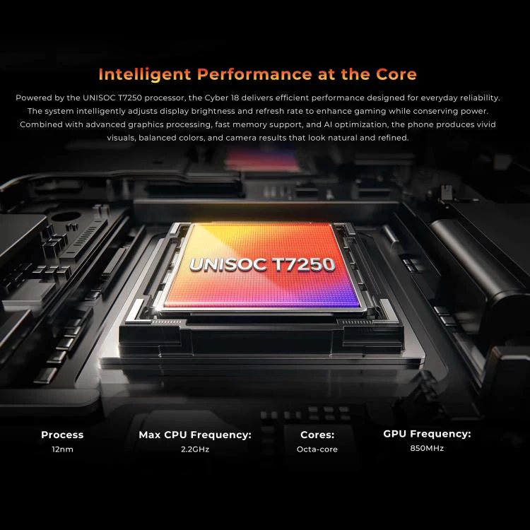 [HK Warehouse] HOTWAV Cyber 18 Rugged Phone, 8GB+256GB, 6.75 inch Android 16 Unisoc T7250 UMS9230E Octa Core, Network: 4G, NFC, OTG (Orange) - Image 9