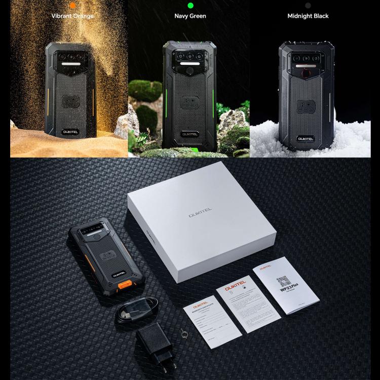 [HK Warehouse] Oukitel WP23 Plus Rugged Phone, 4GB+128GB, 6.52 inch Android 14.0Unisoc T606 Octa-core, NFC, OTG, Network: 4G (Black) - Image 15
