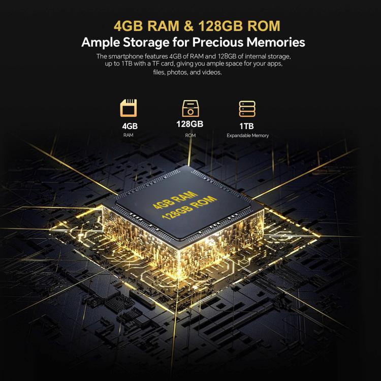 [HK Warehouse] Oukitel WP23 Plus Rugged Phone, 4GB+128GB, 6.52 inch Android 14.0Unisoc T606 Octa-core, NFC, OTG, Network: 4G (Orange) - Image 10