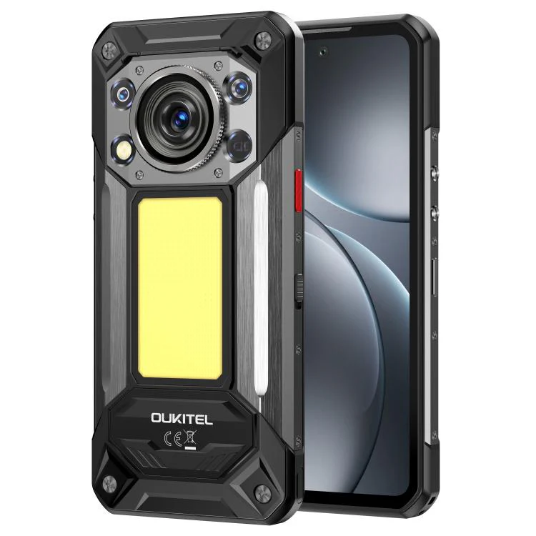 [HK Warehouse] Oukitel WP500 Rugged Phone, 12GB+1TB, 108MP Camera, Night Vision, Fingerprint Identification, 6.78 inch Android 16 MTK Dimensity 8300 Octa Core, NFC, OTG, Network: 5G (Black) - Image 2
