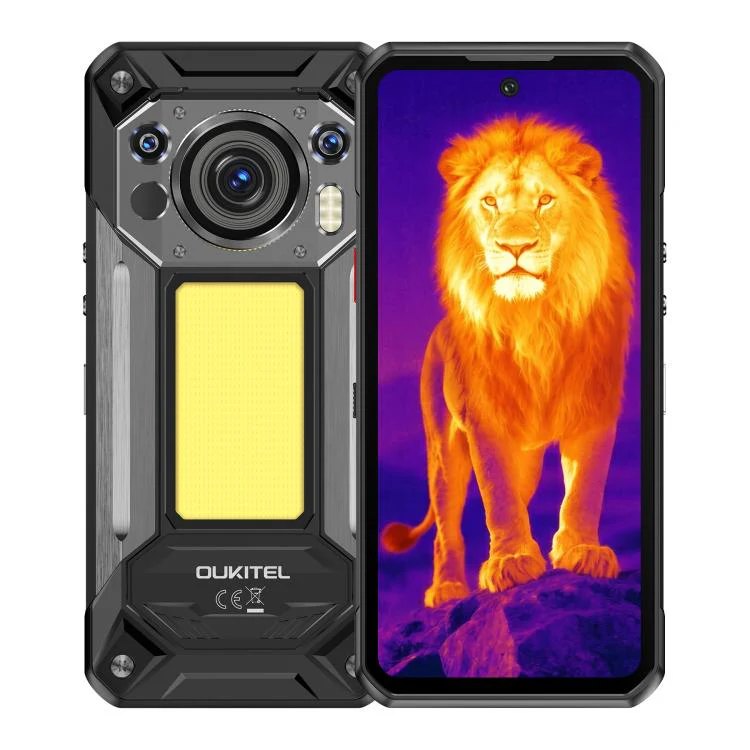 [HK Warehouse] Oukitel WP500 Ultra Rugged Phone, Thermal Imaging, 12GB+1TB, 108MP Camera, Fingerprint Identification, 6.78 inch Android 16 MTK Dimensity 8300 Octa Core, NFC, OTG, Network: 5G (Black)