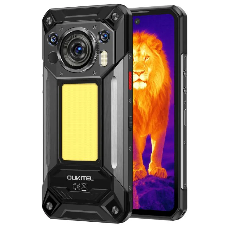 [HK Warehouse] Oukitel WP500 Ultra Rugged Phone, Thermal Imaging, 12GB+1TB, 108MP Camera, Fingerprint Identification, 6.78 inch Android 16 MTK Dimensity 8300 Octa Core, NFC, OTG, Network: 5G (Black) - Image 4