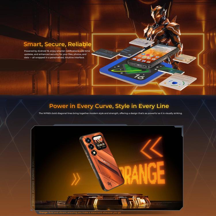 [HK Warehouse] Oukitel WP66 5G Rugged Phone, 12GB+512GB, Side Fingerprint, 6.6 inch Android 16.0 MTK Dimensity 7025 Octa-Core, NFC, OTG, Network: 5G (Black) - Image 10