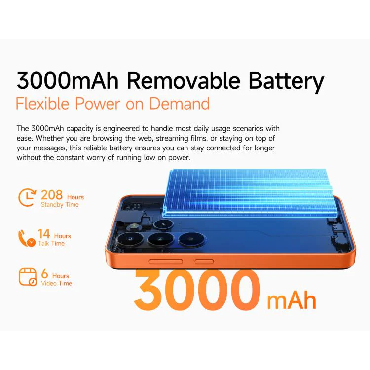 [HK Warehouse] Ulefone Note 22, 3GB+32GB, 5.0 inch Android 16 Go Unisoc T7100 Octa Core, Network: 4G, OTG (Blue) - Image 7