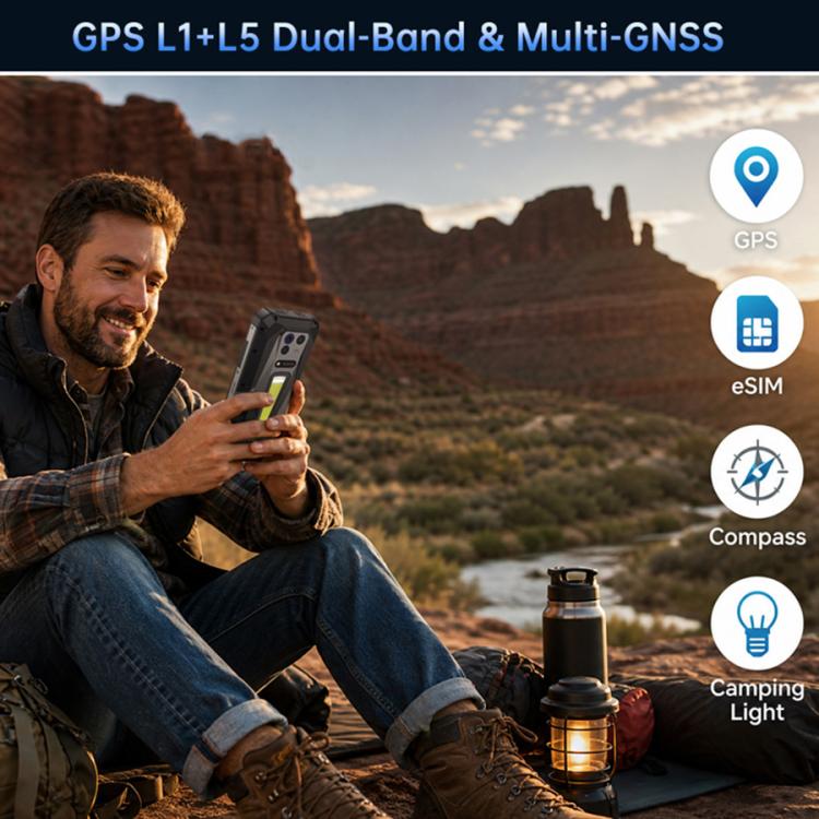 [HK Warehouse] Unihertz 8849 Tank 5 Projector Rugged Phone, 18GB+512GB, Side Fingerprint, Night Vision, 6.73 inch Android 16 MediaTek MT6989 Dimensity 9400e Octa Core, Network: 5G, NFC (Black) - Image 16