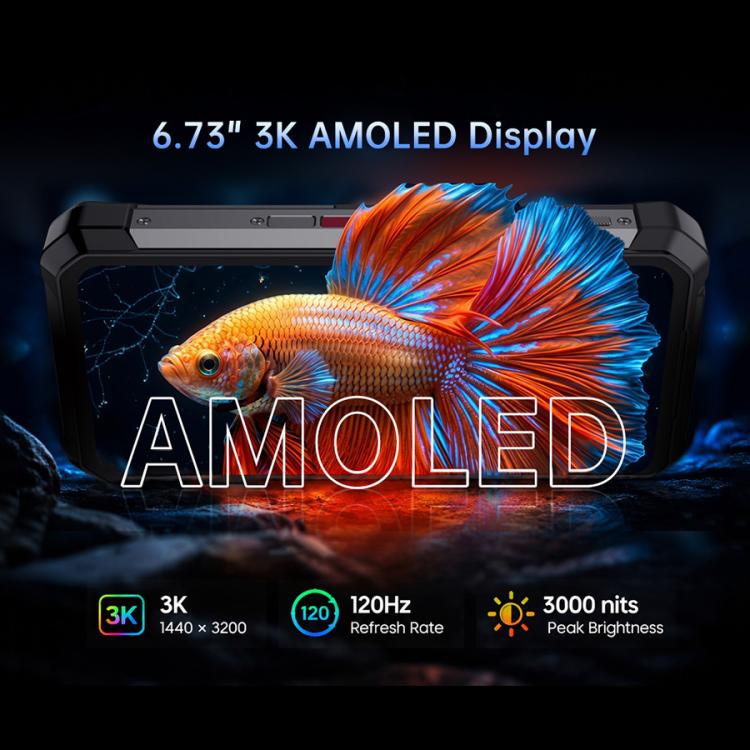 [HK Warehouse] Unihertz 8849 Tank 5 Projector Rugged Phone, 18GB+512GB, Side Fingerprint, Night Vision, 6.73 inch Android 16 MediaTek MT6989 Dimensity 9400e Octa Core, Network: 5G, NFC (Black) - Image 6