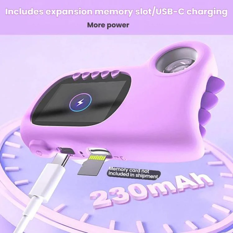 HM020i Photo Video Kids Microscope Outdoor Exploration Electronic Magnifier(Purple) - Image 6