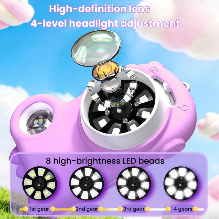 HM020i Photo Video Kids Microscope Outdoor Exploration Electronic Magnifier(Yellow) - Image 3
