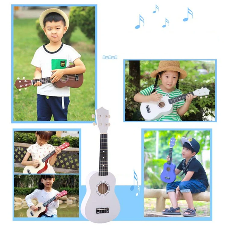 HM100 21 inch Basswood Ukulele Children Musical Enlightenment Instrument(Coffee) - Image 8