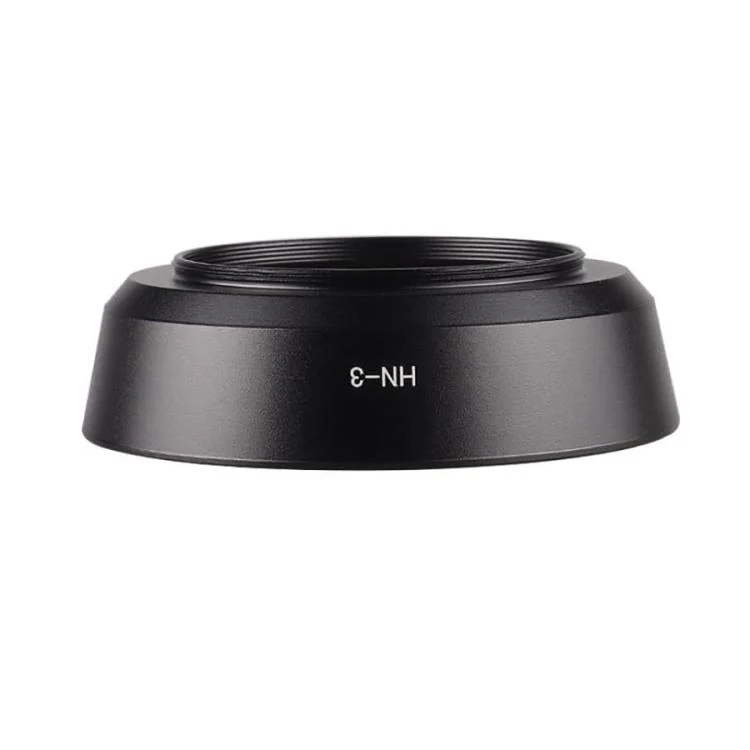 HN-3 Metal Lens Hood Shade for Nikon F5 mm f/1.4 AI-S, F35 mm f/2, F35 mm f/2.8, F55 mm f/2.8, F55 mm f/3.5 Micro, 55-80 mm D-AF Lens (Black) - Image 2