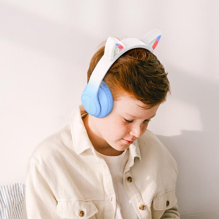 hoco W42 Cat Ear Head Mounted Bluetooth Earphone(Cherry Blossom Pink) - Image 4