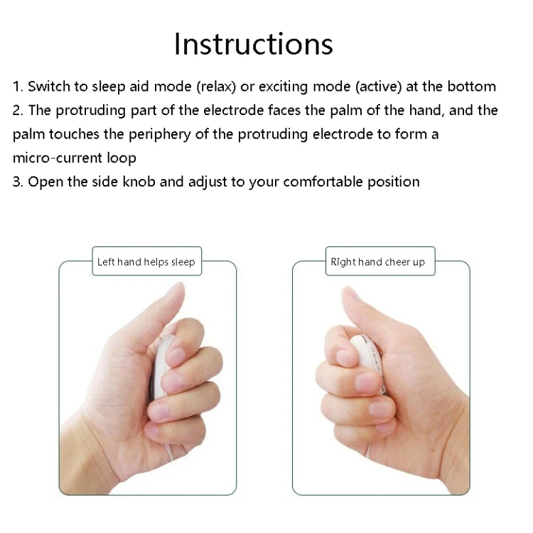 Holding ES Micro-current Sleep Aid Smart Sleep Quickly Sleep Instrument(White) - Image 5