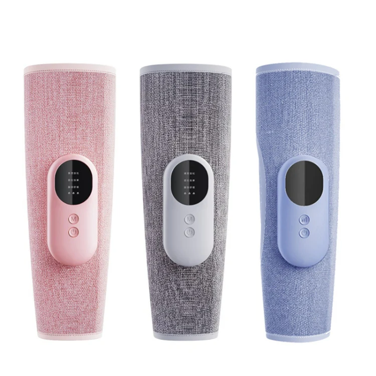 Home Constant Temperature Wireless Leg Massage, Style: Blue Double Hot Compress+Air Pressure+Vibration - Image 2