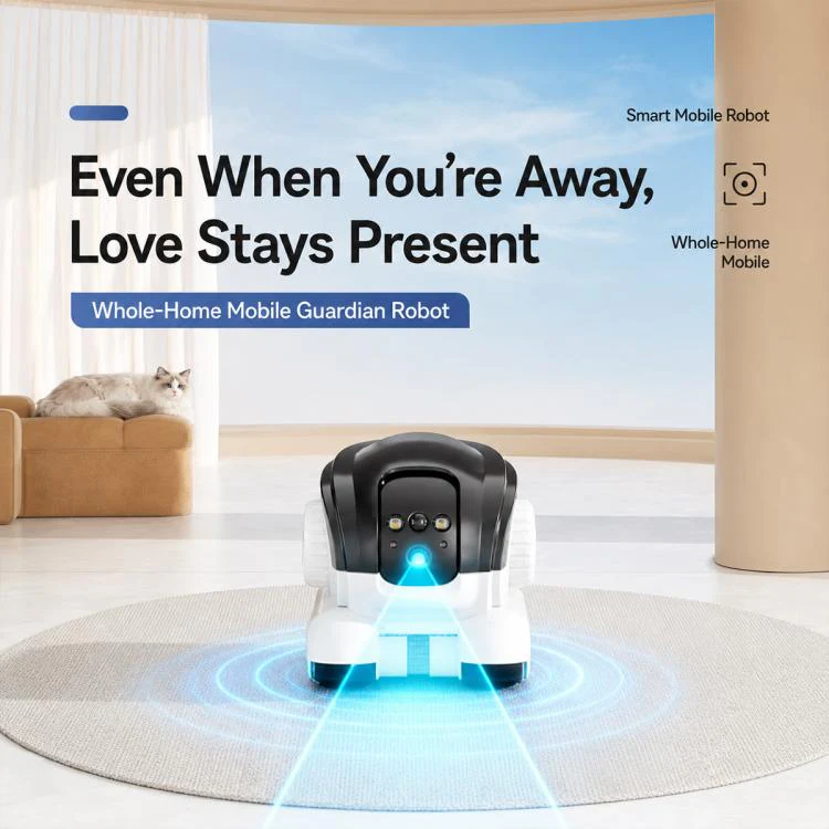 Home HD Dual Lens Smart Mobile Remote Control Pet Monitoring Camera, Style:Type B - Image 10