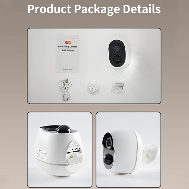 Home Ultra-HD Infrared Night Vision WiFi Surveillance Camera, Memory Card:128GB(US Plug) - Image 12