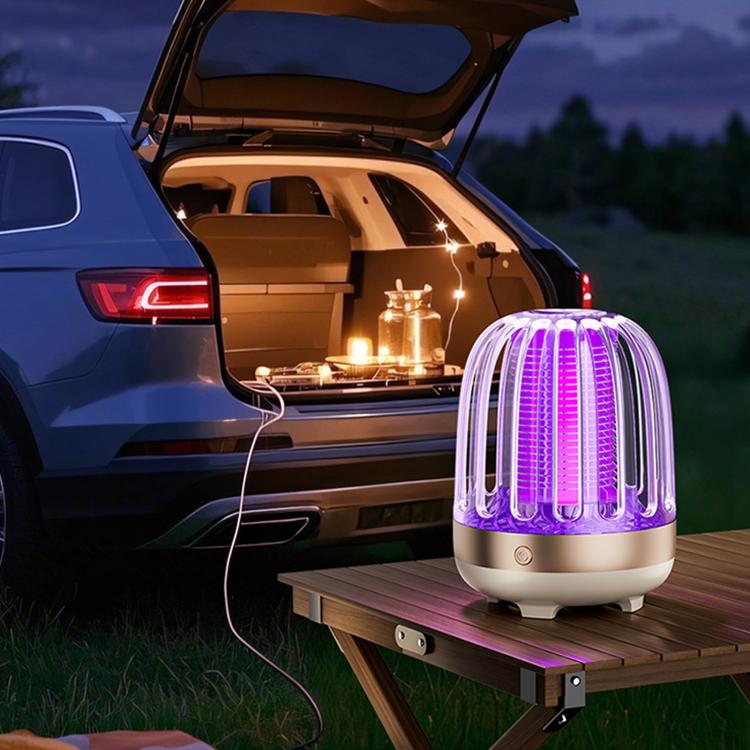 Home USB Electric Mosquito Killer Outdoor LED Mosquito Lamp, Color: Golden Beige Direct Plug - Image 9