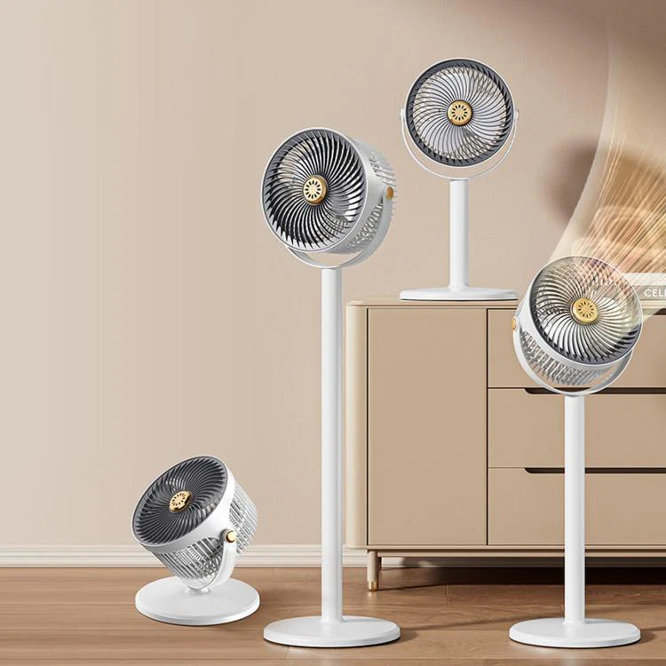 Home Use High-Power Extendable Desktop/Floor Fan(White Black) - Image 11