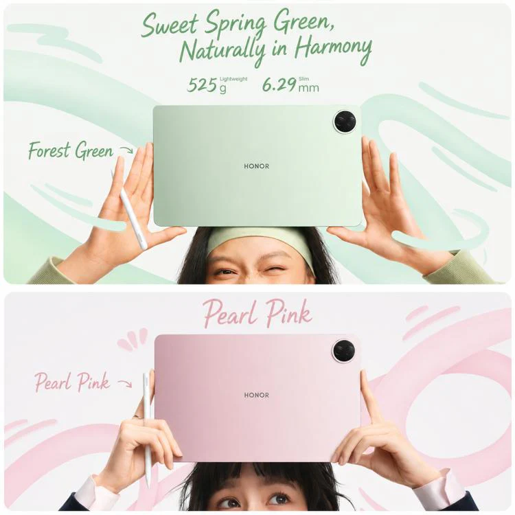 Honor Pad 20 Standard Edition WiFi Tablet PC, 12.1 inch 8GB+256GB MagicOS 10 Qualcomm Snapdragon 7 Gen3 Octa Core, US Plug (Green) - Image 7