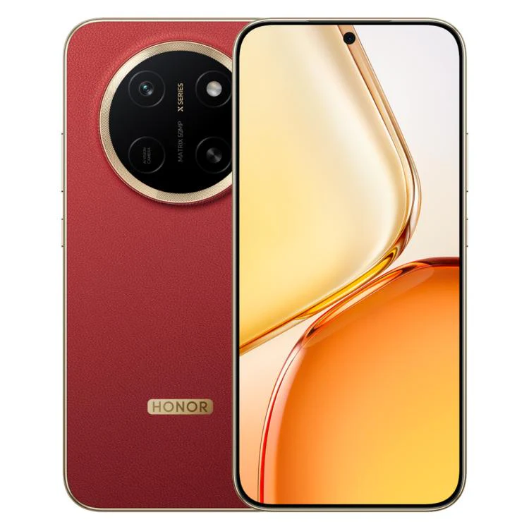 Honor X80 Pro Max, 12GB+512GB, Screen Fingerprint, 6.8 inch MagicOS 10.0 Snapdragon 6 Gen 5 Octa Core, Network: 5G, NFC, OTG (Red)
