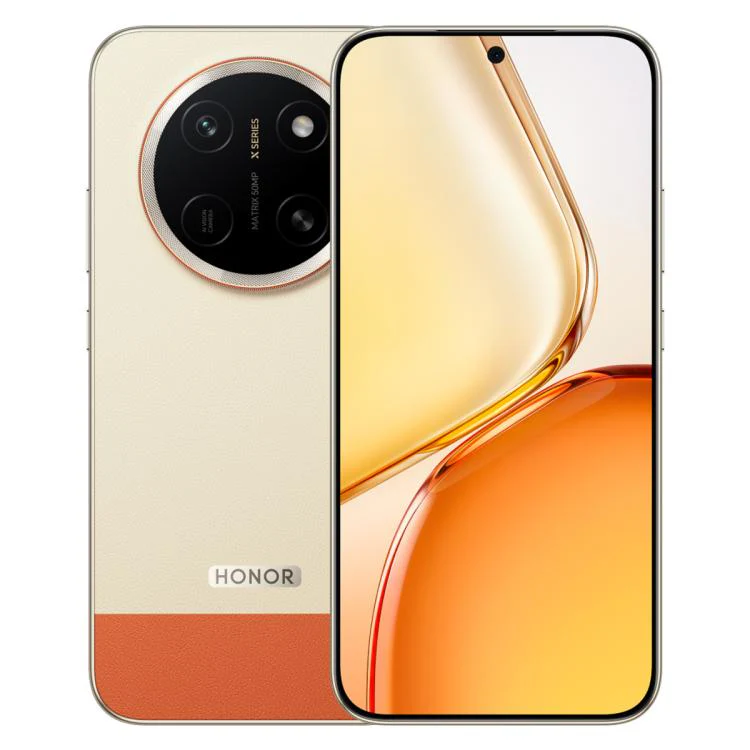 Honor X80 Pro Max, 8GB+128GB, Screen Fingerprint, 6.8 inch MagicOS 10.0 Snapdragon 6 Gen 5 Octa Core, Network: 5G, NFC, OTG (Orange)