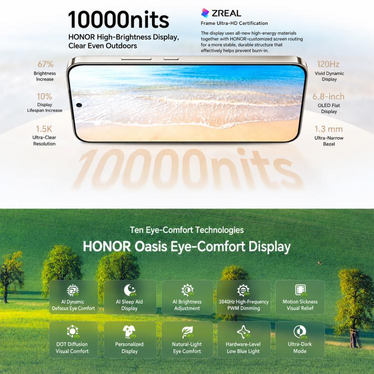 Honor X80 Pro Max, 8GB+128GB, Screen Fingerprint, 6.8 inch MagicOS 10.0 Snapdragon 6 Gen 5 Octa Core, Network: 5G, NFC, OTG (Orange) - Image 12