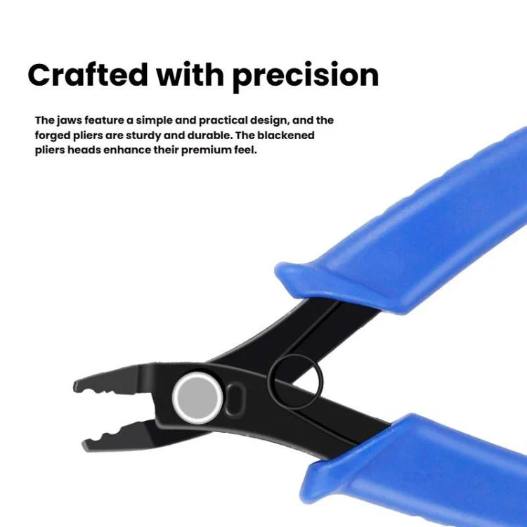 Hook Pliers DIY Jewelry Making Tools High Carbon Steel Head & Anti-Slip PVC Handle - Image 4